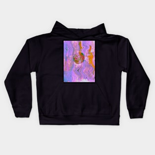 Moon waves Kids Hoodie